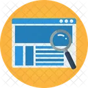 Website Magnifier Seo Search Icon