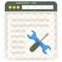 Website Maintenance  Icon