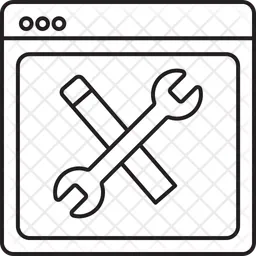 Website maintenance  Icon