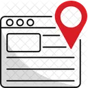 Website Map Navigation Sitemap Icon