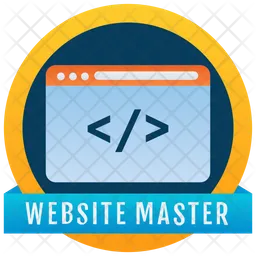 Website Master Badge  Icon