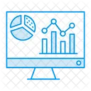 Diagramm Analyse Monitor Symbol