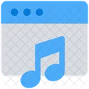 Website Music  Icon