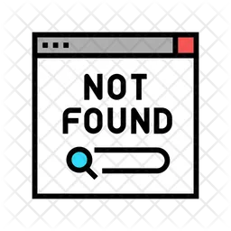Website Not Found  Icon