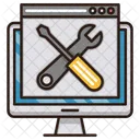 Website Optimization Maintenance Icon