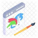 Website Painting  Icon