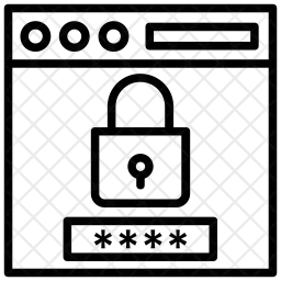 Website Password  Icon