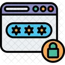 Website Password Lock Password Icon