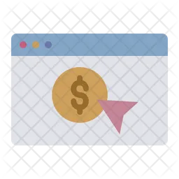 Pay-per-Click-Website  Symbol