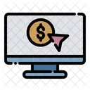 Screen Monitor Money Icon