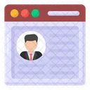 Website Profile Web User Website User Icon