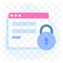 Website Protection Webpage Icon