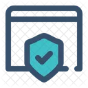 Website Protection Browser Window Icon