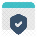 Website Protection Browser Window Icon