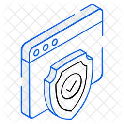 Website Protection  Icon