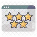 Website Ranking Web Rating Ratings Icon