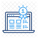Website Ranking Seo Strategies Online Visibility Icon