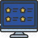 Computer Website Reviews Icon