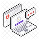 Online Safety Cyber Security Data Security Icon