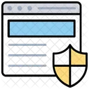 Webseite Schutz Internet Symbol