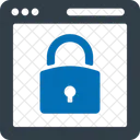 Website Security Lock Page Icon