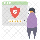 Internet Security Web Security Web Protection Icon