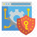 Website Security Website Webpage Icône