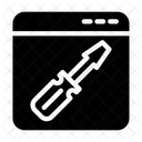 Website Maintenance Web Fixing Web Setting Icon
