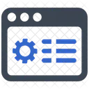 웹사이트 브라우저 웹페이지 아이콘