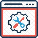 설정 웹 개발 아이콘