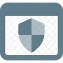 Website Shield  Icon