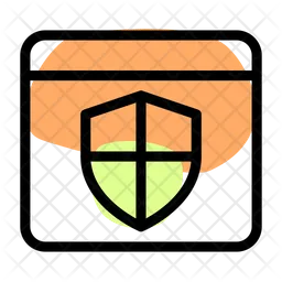 Website Shield  Icon