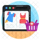 Online Shopping E Shopping Website Shopping Icon