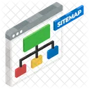 Algorithm Website Sitemap Flowchart Icon