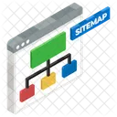 Algorithm Website Sitemap Flowchart Icon