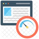 Website Speed Web Analyzer Speed Test Icon