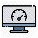 Screen Monitor Speed Icon