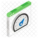 Website Speed Test Speedometer Dashboard Icon