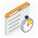 Website Speed Test  Icon