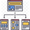Website Structure Page Icon