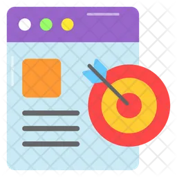 Website Target  Icon