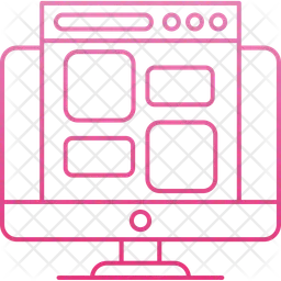 웹사이트 템플릿  아이콘