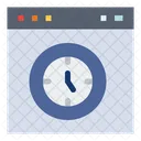 Website Timer Webpage Timer Interface Icon