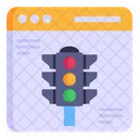 Website Traffic  Icon