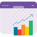 Website Traffic Visitor Analytics Site Performance Icon
