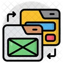 Website Transfer Webpage Transfer Web Transfer Icon