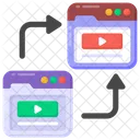 Data Transfer Website Transfer Site Transfer Icon