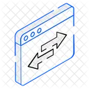 Website Transfer  Icon