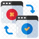 Website Transfer  Icon