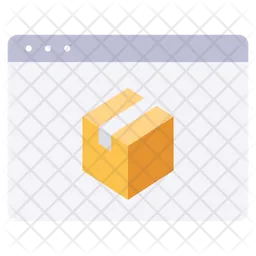 Website transport delivery  Icon